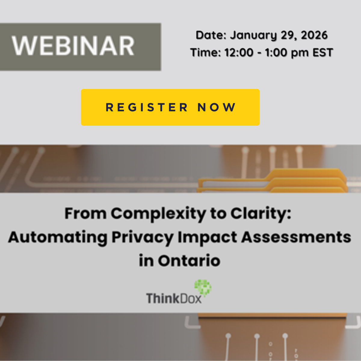 Webinar: From Complexity to Clarity: Automating Privacy Impact Assessments in Ontario